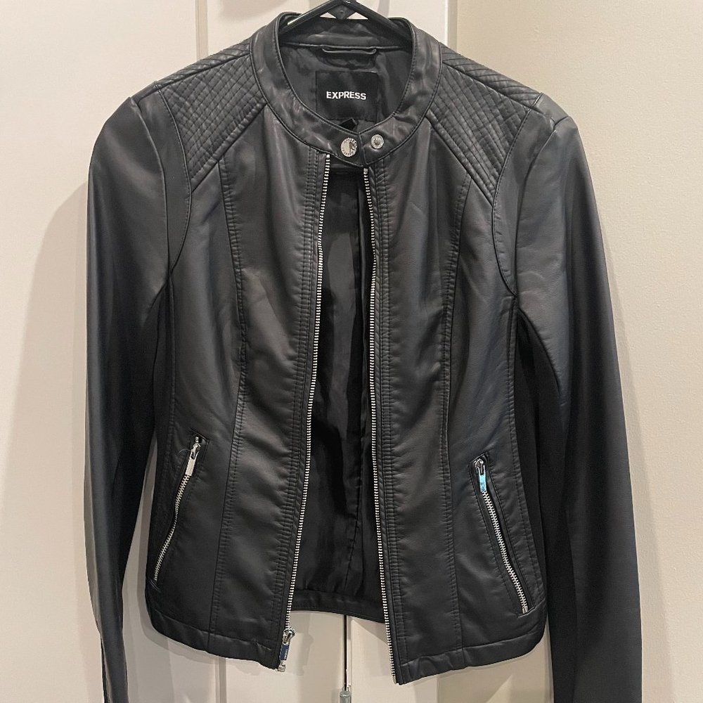 Express Women's Leather Jacket (XS)